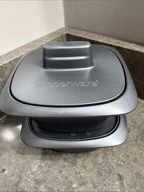 Tupperware UltraPro Ovenware. Metallic Gray. Set of two. 500 ml